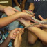 SciGirls overcame their fears to handle a variety of non-venomous snakes.