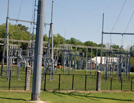 This substation furnishes the MagLab with its 56 megawatts of electricity.