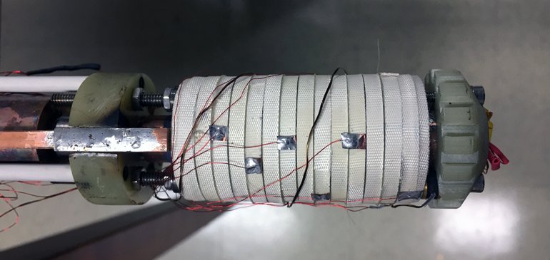 Among Larbalestier's career highlights is this soda can-sized coil, part of the record-breaking 45.5-tesla test magnet that features a high-temperature superconductor and a novel "no insulation" design.