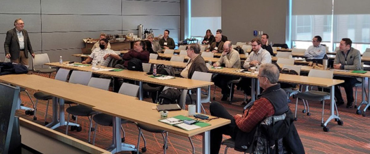 Attendees at the historic workshop held at Tufts University in March 2022.