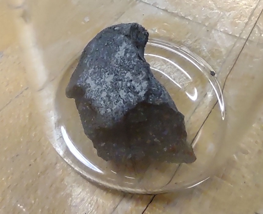 A sample from the Murchison meteorite, which fell in Victoria, Australia in 1969.