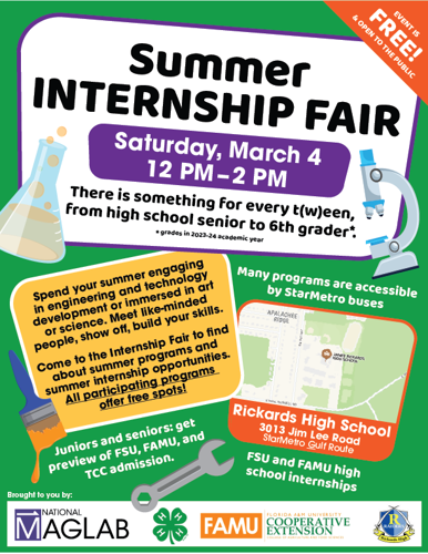 Summer Internship Fair Flyer
