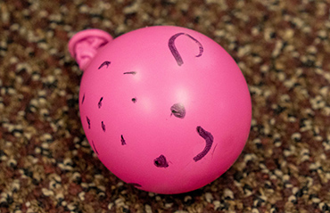 Puffer Fish from a Balloon