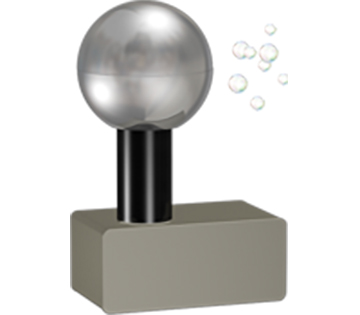 Electrostatic Repulsion in Van de Graaff Bubbles thumbnail