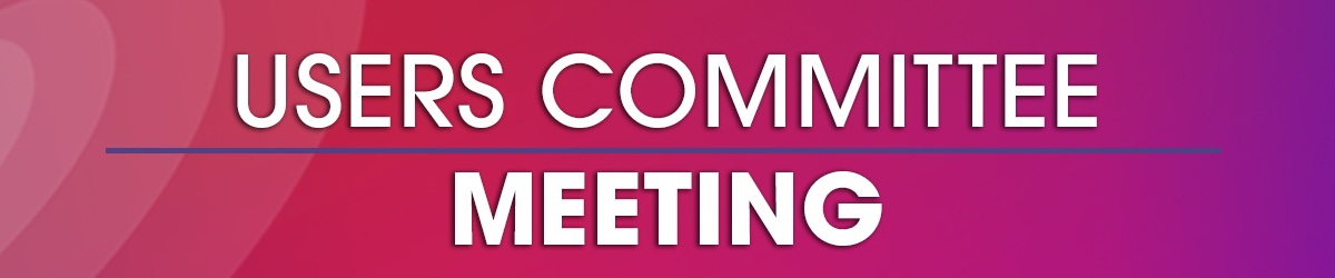 Users Committee Meeting banner