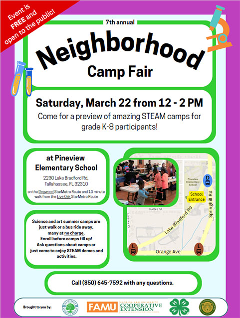 Neighborhood Camp Fair Poster