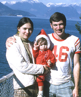 Alan and Marilyn Marshall, with daughter Wendy, in Vancouver in 1970.