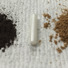 Soil samples from Peru (left) and Ontario, Canada, illustrate the color difference between peat from tropical and boreal climates.