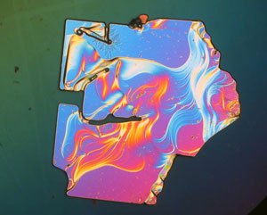 Single crystal specimen of URu2Si2 made in Baumbach's lab.