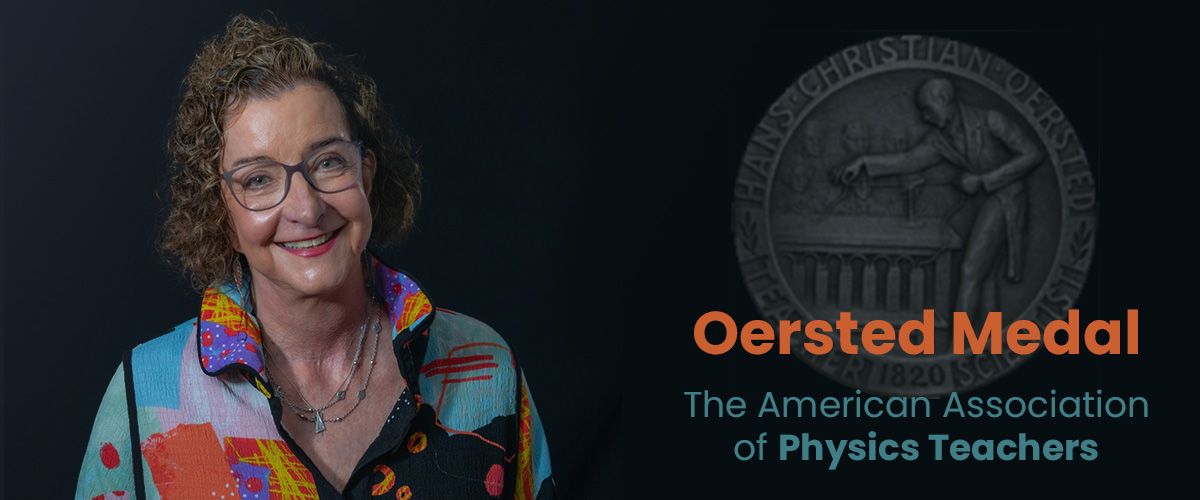 Laura Greene, Chief Scientist, National High Magnetic Field Laboratory, recipient of the 2024 Oersted Medal from the American Association of Physics Teachers