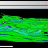 Inverse pole figure maps (IPF) of a longitudinal cross section of an individual Bi-2212 filament in the highest Jc sample. The dominance of green indicates a strong a-axis alignment.