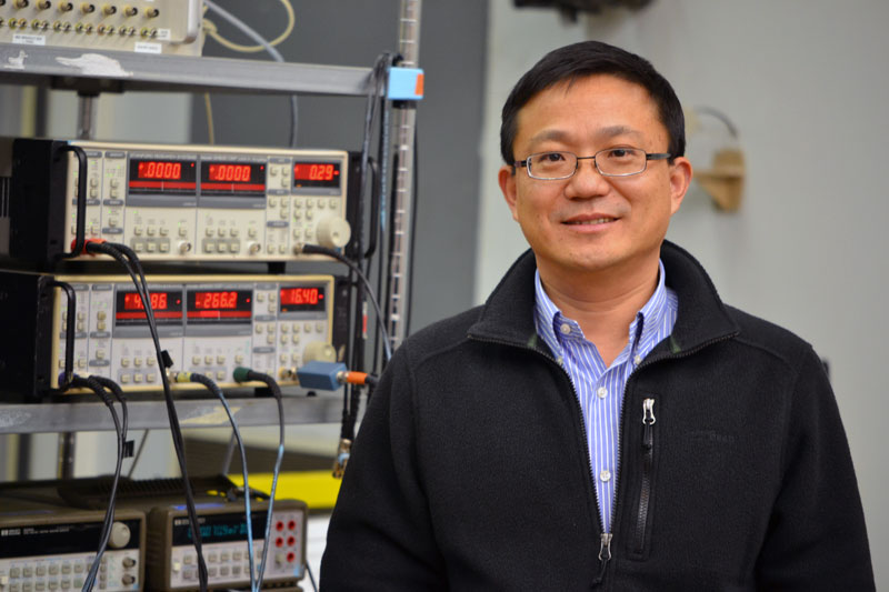 Scientist Wei Pan has labored through many a night in the lab's Millikelvin Facility.