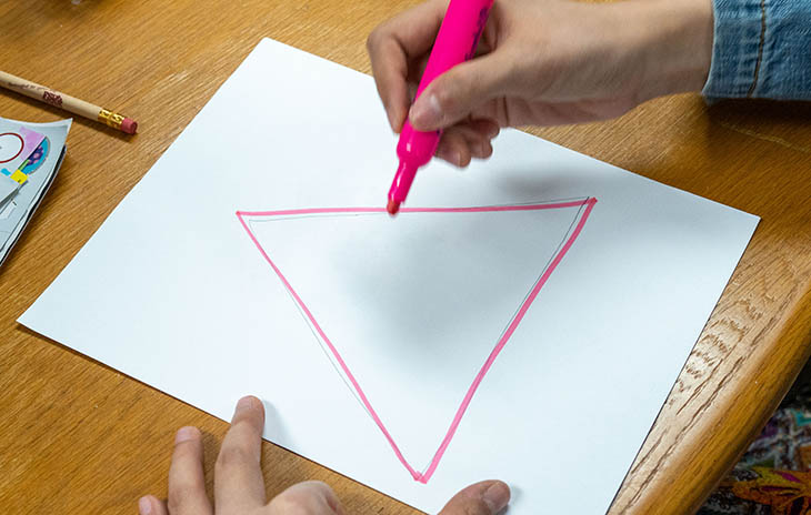 Drawing triangle