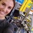 Kim Modic took this selfie during her recent visit to the MagLab's DC Field Facility.