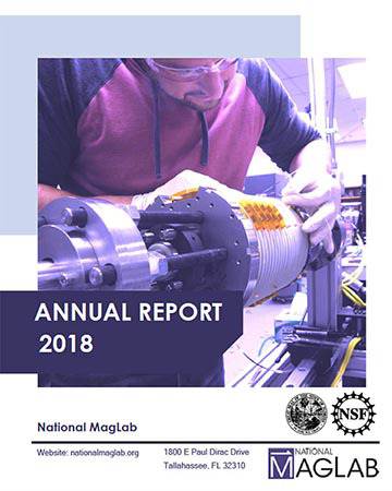 MagLab 2018 annual report cover